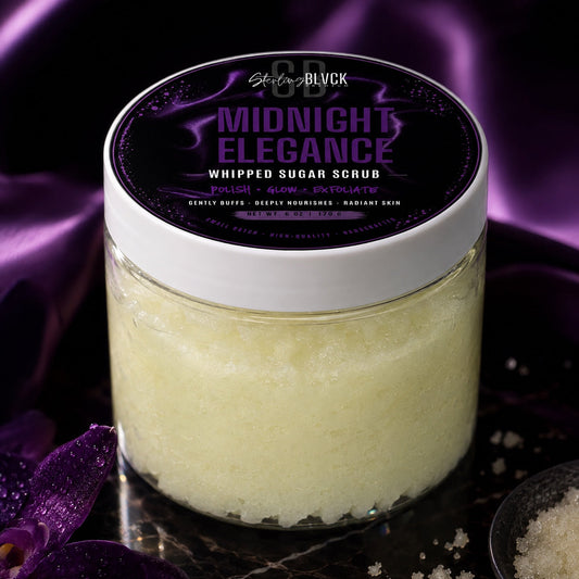 SterlingBLVCK Premium Whipped Sugar Scrub included in Ultimate Self-Care Bundle