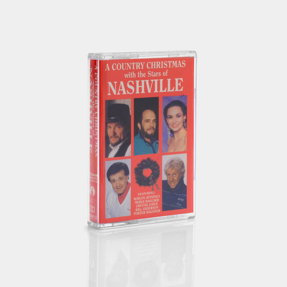 Various Artists — A Country Christmas with the Stars of Nashville — Cassette — reference artwork; not a photo of the actual item
