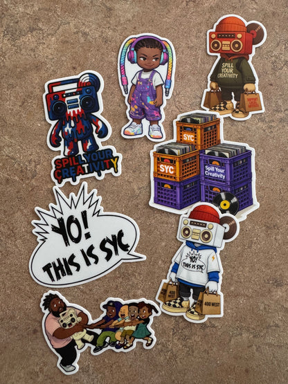 Boom Bear Sticker Pack product image.