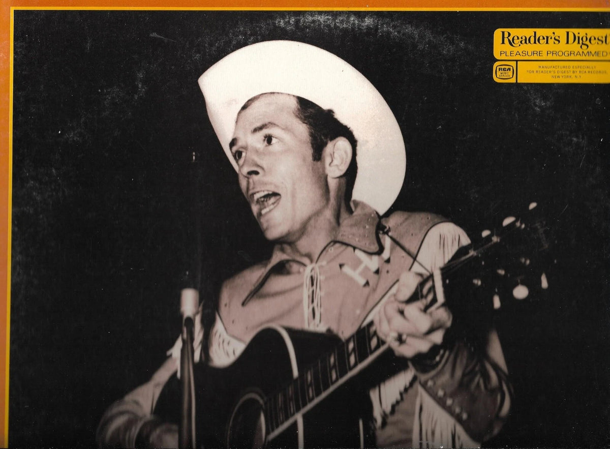 Hank Williams — The Legendary Hank Williams — Cassette — reference album artwork; packaging may differ; not a photo of the actual item