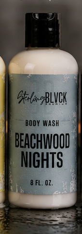SterlingBLVCK Premium Beachwood Nights Body Wash