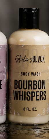 SterlingBLVCK Premium Bourbon Whispers Body Wash