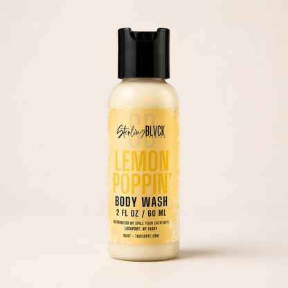 SterlingBLVCK Premium Lemon Poppin Body Wash 8 fl oz product photo