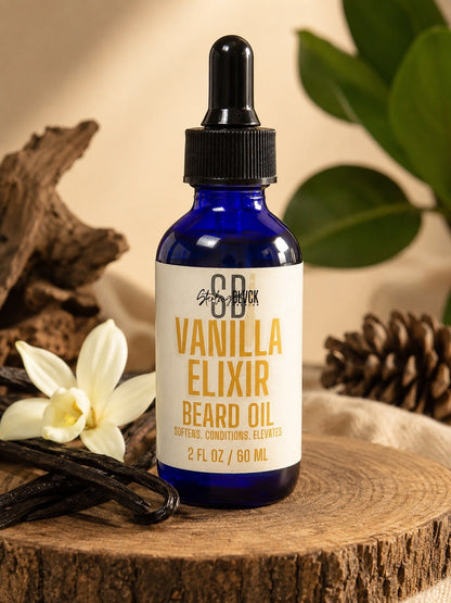 SterlingBLVCK Premium Vanilla Elixir Beard Oil product photo