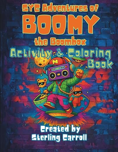 SYC Adventures of Boom Bear activity and coloring book product image.