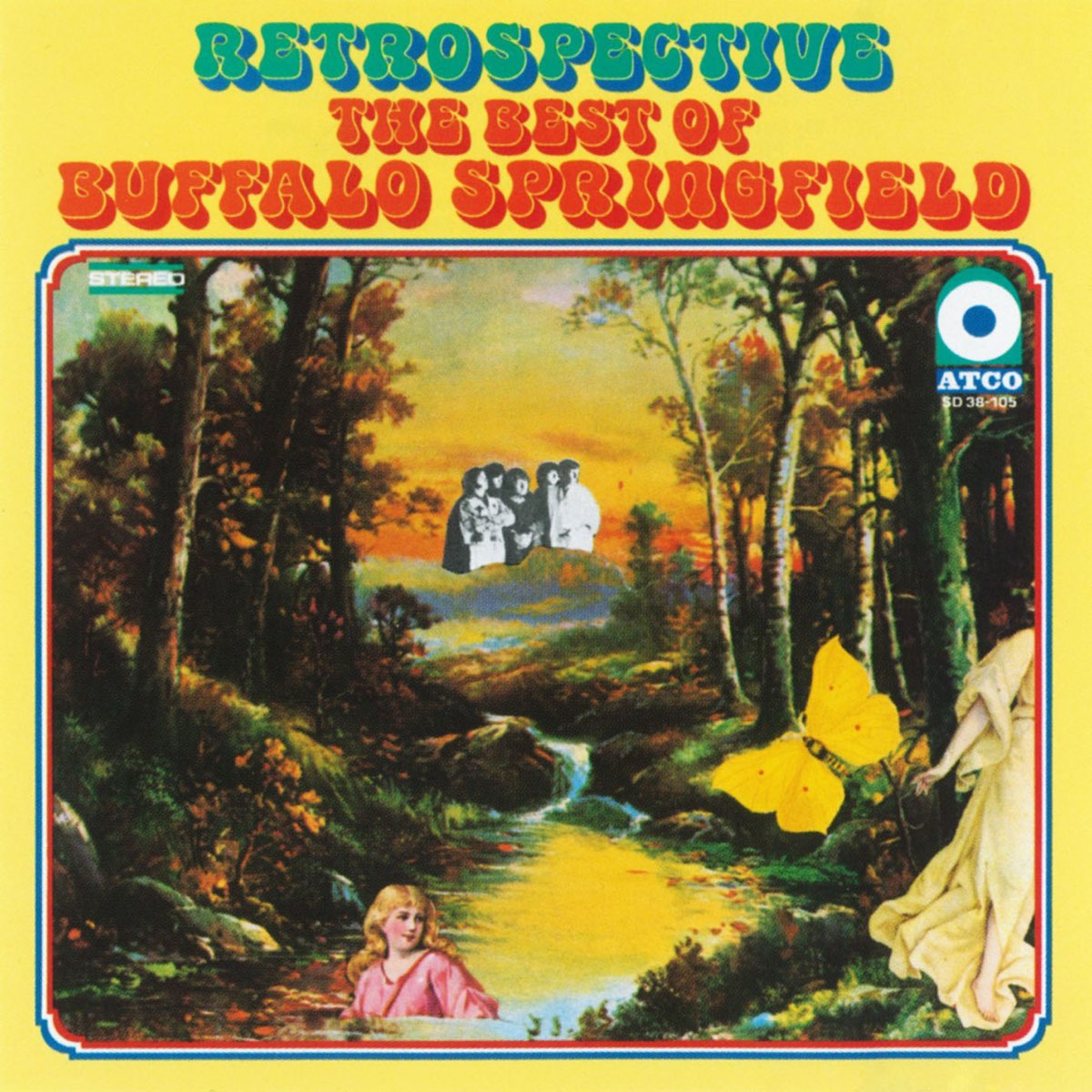 Buffalo Springfield — Retrospective: The Best of Buffalo Springfield — Cassette — reference artwork; not a photo of the actual item